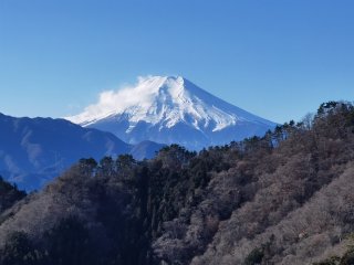 御前山から見た富士山
