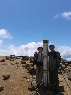 熊野岳山頂